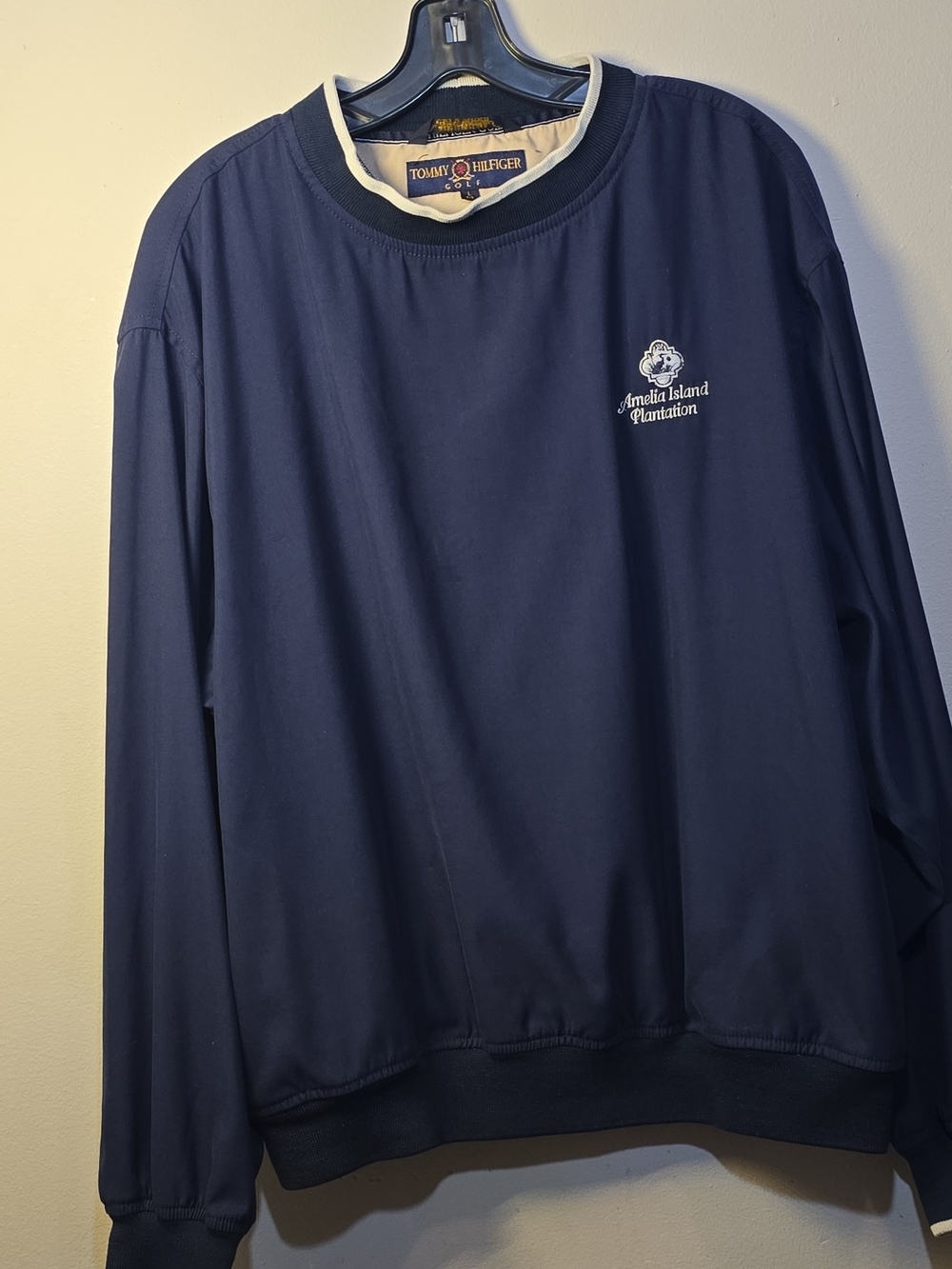 Tommy Hilfiger Men’s Navy Crewneck Sweater - Amelia Island Plantation